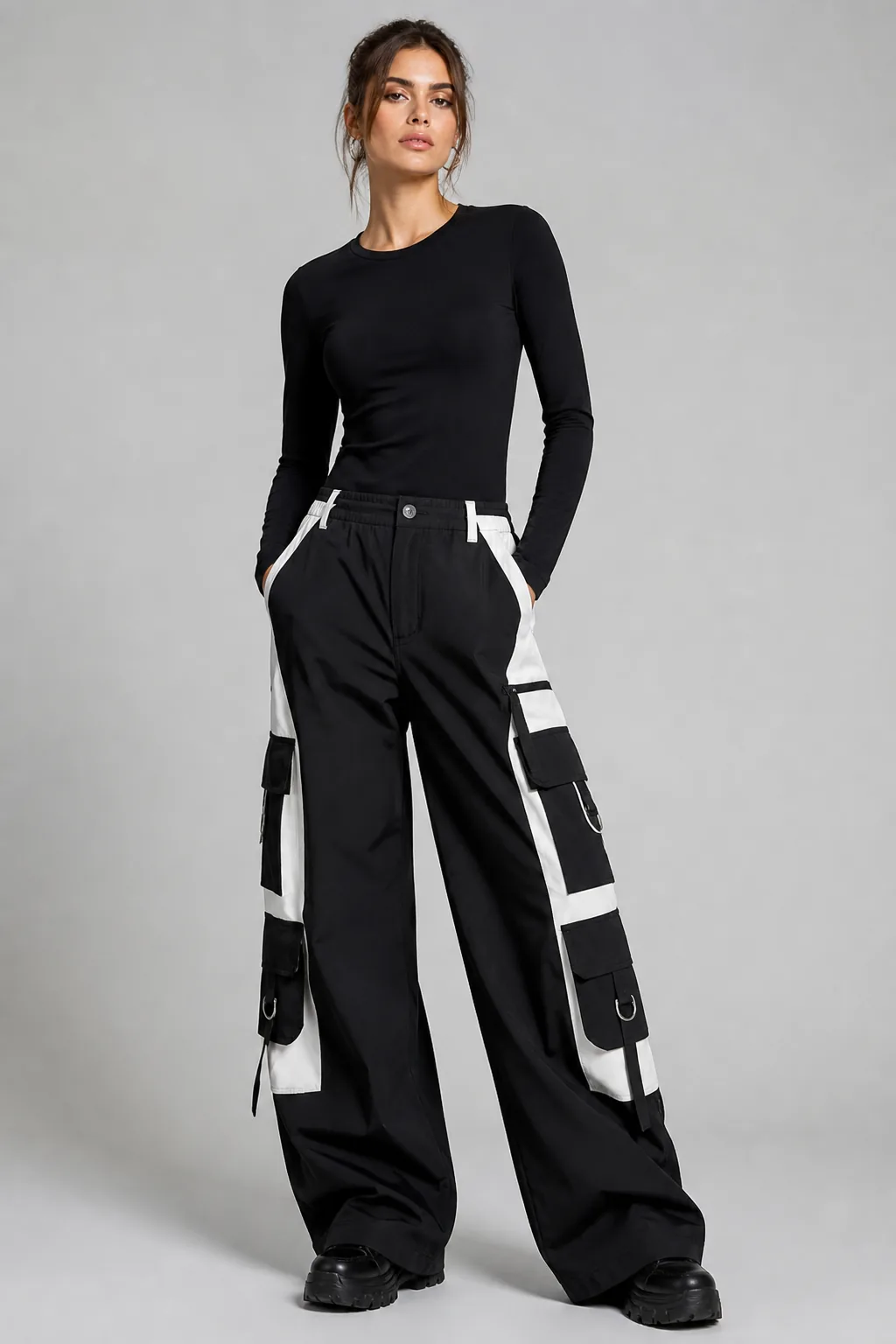 Cargohose Contrast