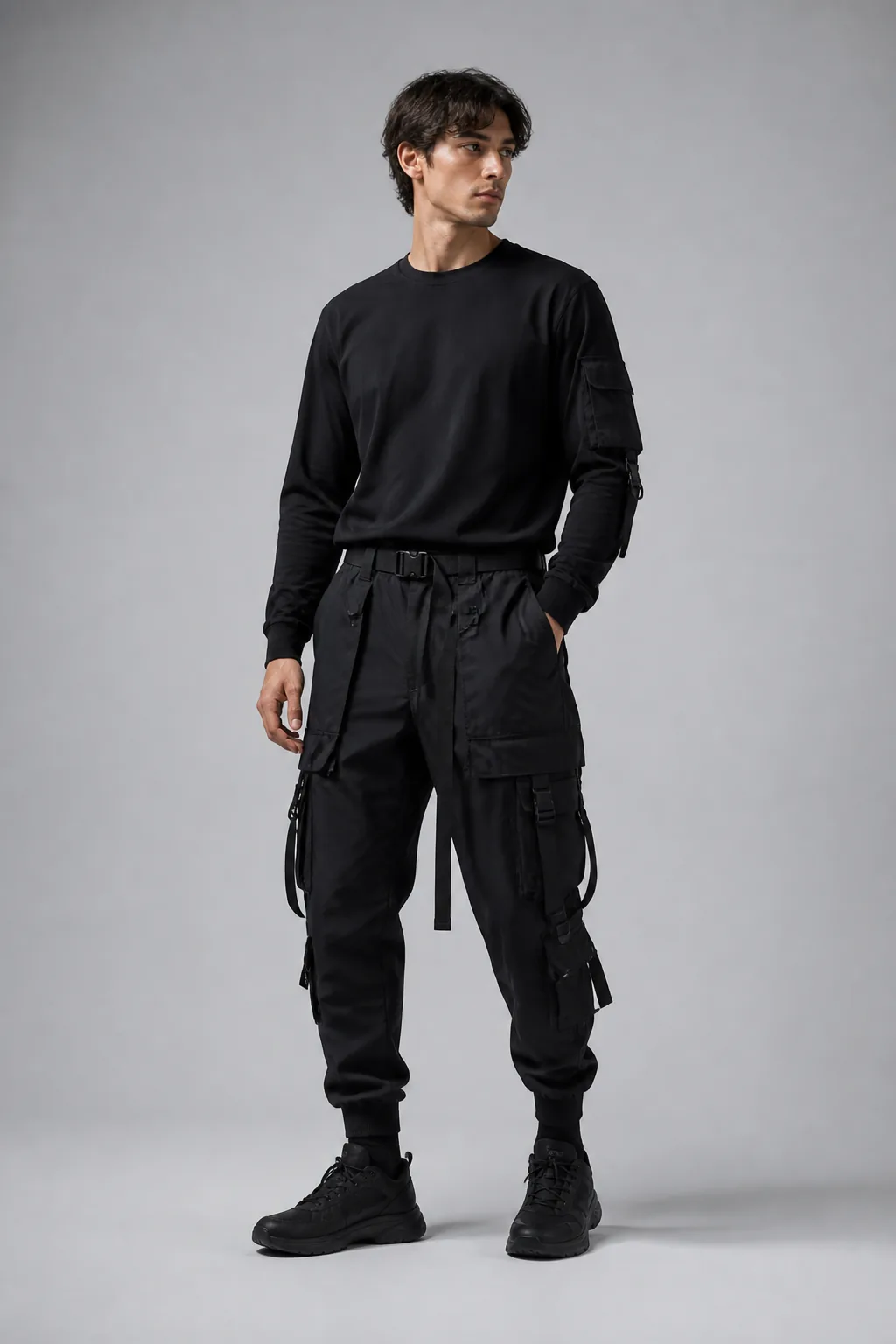 Techwear Strap Hose